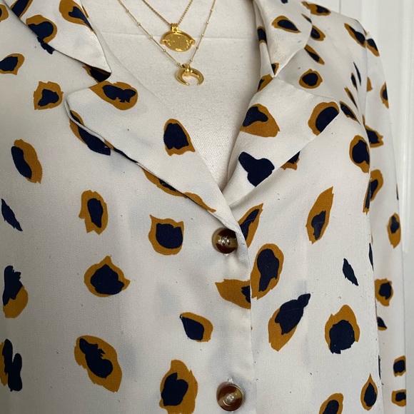 Neverfully dressed leopard print button down shirt - Picture 2 of 6